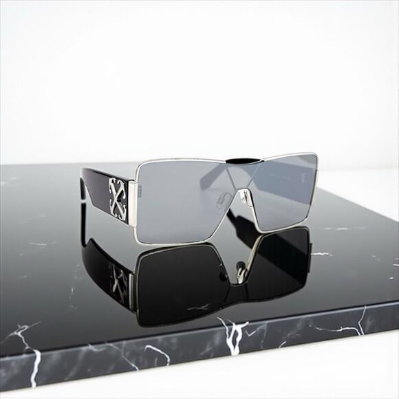Off-White Black and Silver Sunglasses - Picture 2 of 11